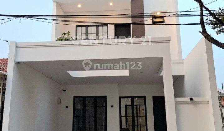 Rumah Modern Minimalis Tropis Di Graha Raya Bintaro 7555 1