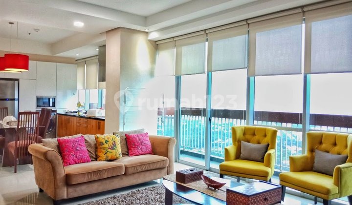 Apartment Semi Furnished Luas 146 m² Siap Huni di Apartment Kemang Mansion