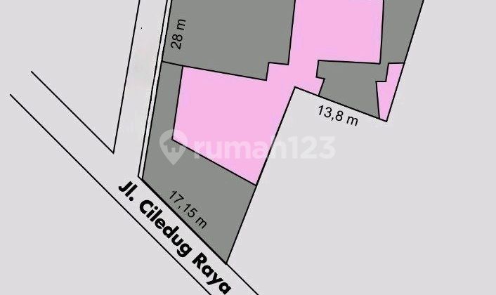 Dijual Tanah Dan Bangunan, Lokasi Strategis, Pesanggrahan 2