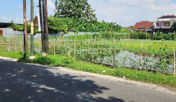 TANAH HOOK LUAS PINGGIR JALAN DEKAT JALAN WONOSARI 1