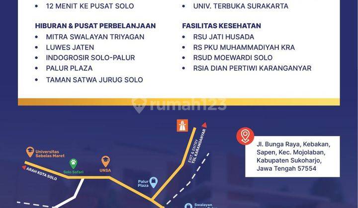 Rumah Terdekat Dengan Segala Kemudahan di Solo 2