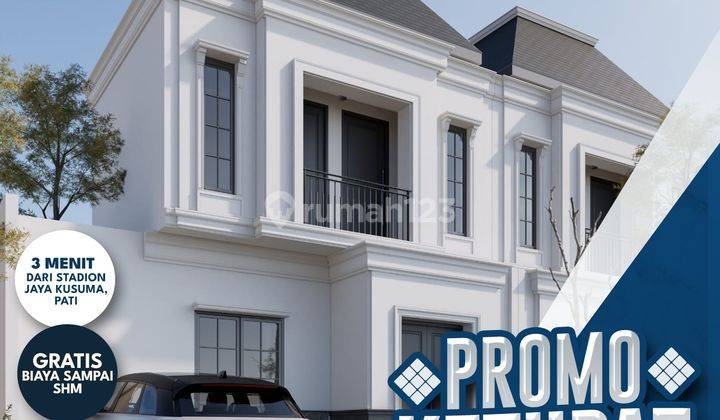 Dijual Cepat Rumah 2 Lantai Desain Amerika Classic  1