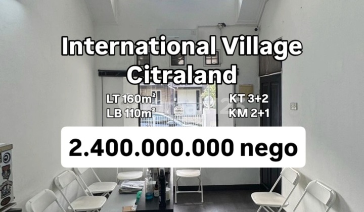 Rumah Siap Huni Citraland Cluster International Village 1 [671]