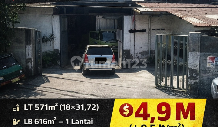 Warehouse Ex Workshop Zero Banyu Urip Main Road Commercial Area [779]