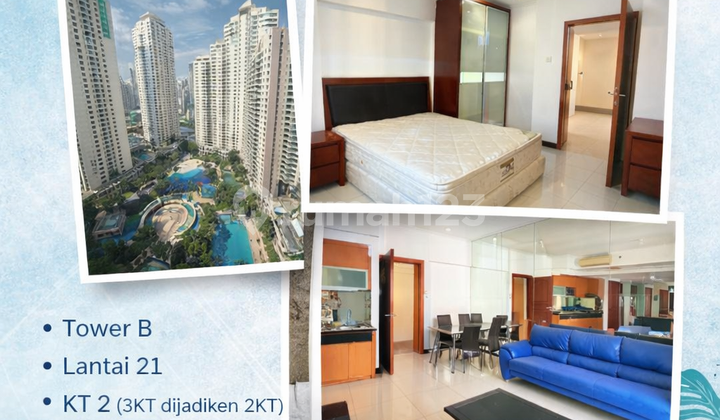For Rent Waterplace Apartment 3Br Tower B Fully Furnished [732]
