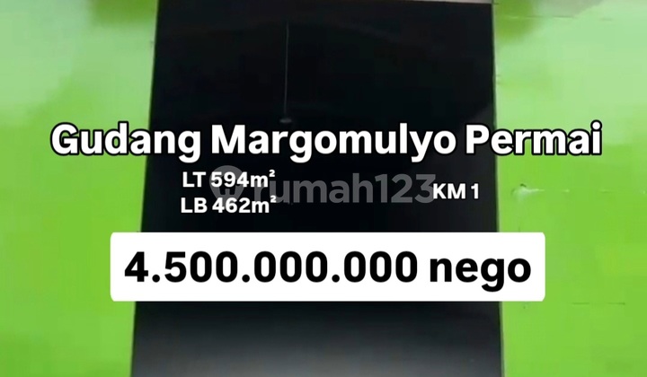 Termurah Gudang Siap Pakai Margomulyo Permai Surabaya [640]