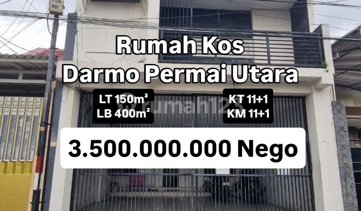Rumah Kos Aktif 3 Lantai Siap Huni Darmo Permai Utara Sby [768] 2