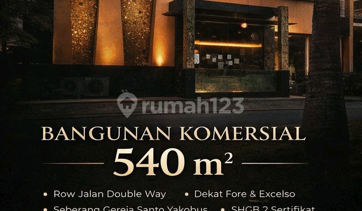 Dijual / Disewakan Bangunan Komersial Langka Citraland Sby [721]