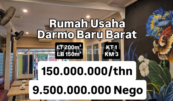 Jual / Sewa Rumah 2 Lantai Nol Jalan Raya Darmo Baru Barat [78]