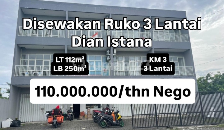 For Rent 3-Storey Shop House Dian Istana West Surabaya [758] 2
