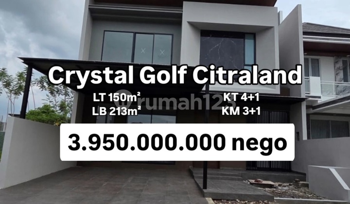 New Minimalist House, Fresh, Citraland Utama Crystal Golf [647]