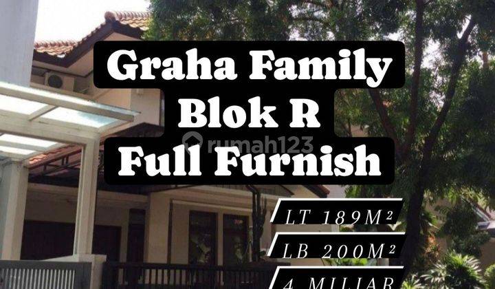 Rumah Graha Family blok R Full Furnished Komplek Elite Sby [44] 1