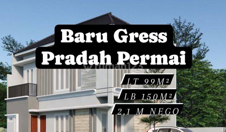 Rumah Baru Gress Minimalis 2 Lantai Prada Permai dkt Madame [95] 1