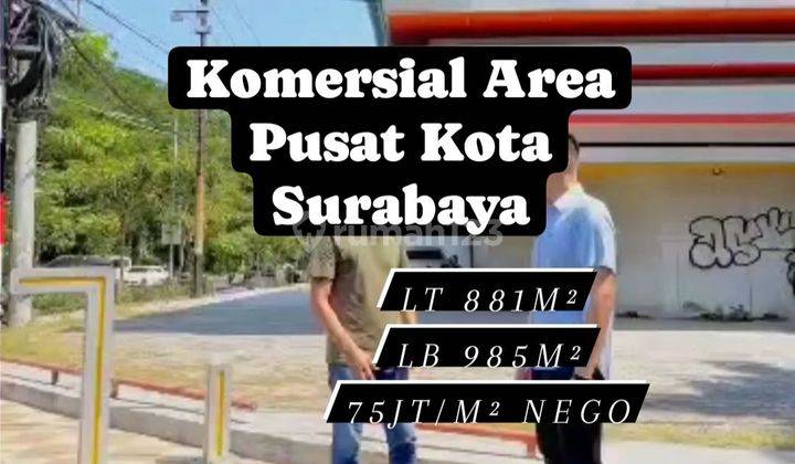 Rumah Hitung Tanah Komersial Area Ramai Pusat Kota Surabaya [147] 1