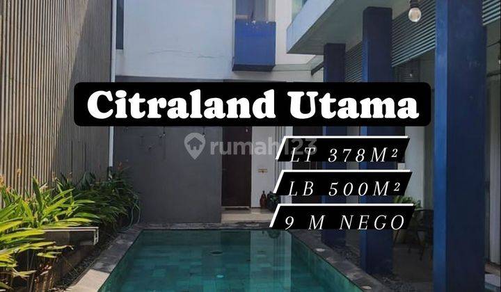 Rumah Siap Huni 2 Lantai Citraland Utama ada Pool Surabaya [113] 1