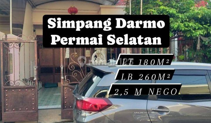 Rumah Minimalis Simpang Darmo Permai Selatan Row Jalan Lebar [62] 1