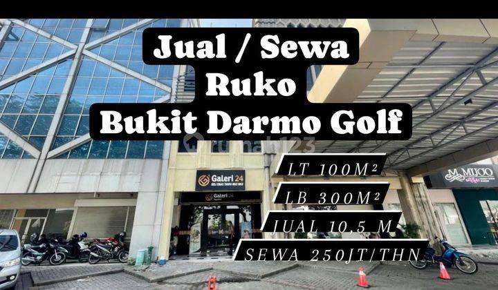 Jual / Sewa Ruko 3 LT Bukit Darmo Golf Ramai Smping Lenmarc [133] 1