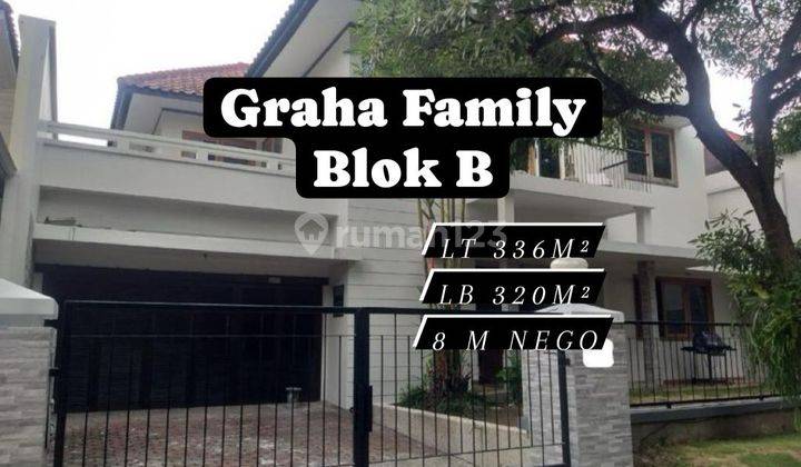 RUMAH SIAP HUNI 2 LANTAI GRAHA FAMILY MAIN ROAD BLOK B SBY [40] 1