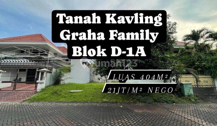 Langka Jarang Ada Tanah Kavling Graha Family Blok D Sby [154] 1