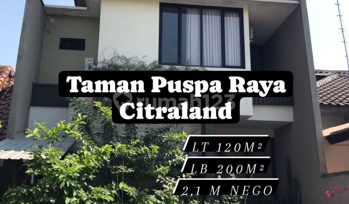 Termurah Rumah Minimalis Taman Puspa Raya Citraland Sby [170]

