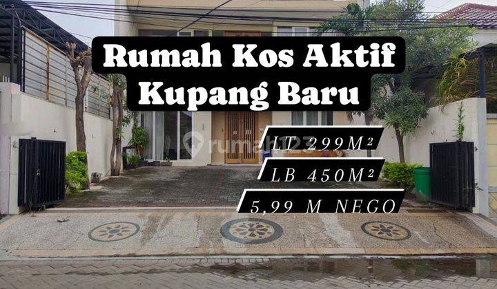 RUMAH KOS AKTIF KUPANG BARU 2 LANTAI FULL FURNISH SURABAYA [220]  1