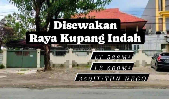 Disewakan Rumah Komersial Raya Kupang Indah Strategis Ramai [224] 1