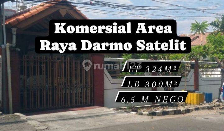 RUMAH Area JALAN RAYA Komersil DARMO SATELIT SURABAYA [228]
 1