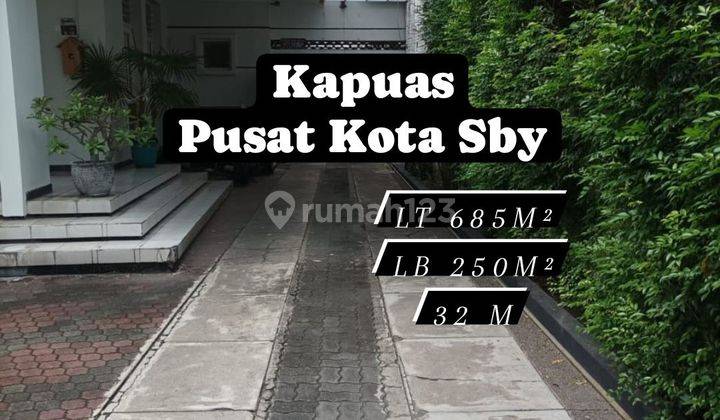 Rumah Komersial Area di Jalan Kapuas Pusat Kota Surabaya [244] 1