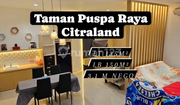 Rumah Modern Minimalis 2 Lantai Taman Puspa Raya Citraland [247]