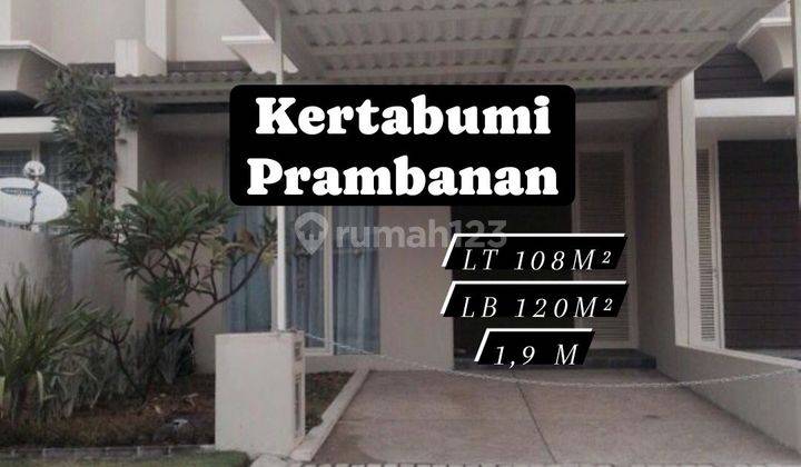 RUMAH FURNISH SIAP HUNI PRAMBANAN CLUSTER KERTABUMI WIYUNG [256] 1