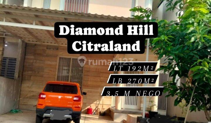 Rumah 2 Lantai Diamond Hill Citraland dkt Pakuwon, Graha [270] 1