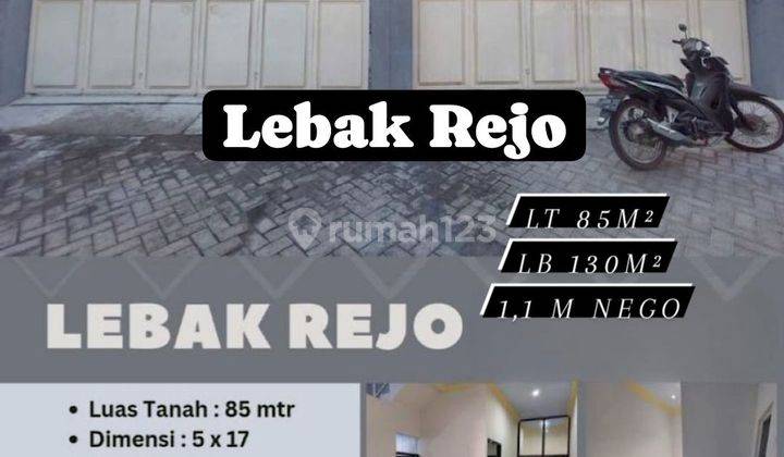 Rumah 2 Lantai Siap Huni Lebak Rejo Surabaya Timur [282]
 1