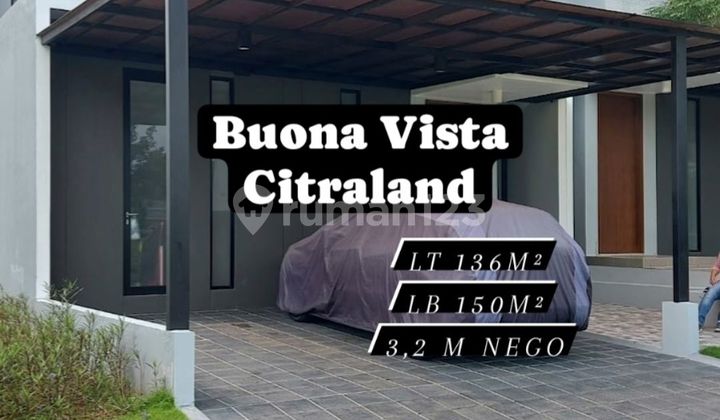 Rumah Baru Gress Buona Vista Citraland dkt Pakuwon, Graha [289]