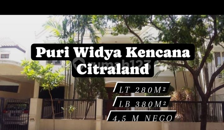 Rumah Puri Widya Kencana Citraland dkt Pakuwon, Graha, BDG [290]