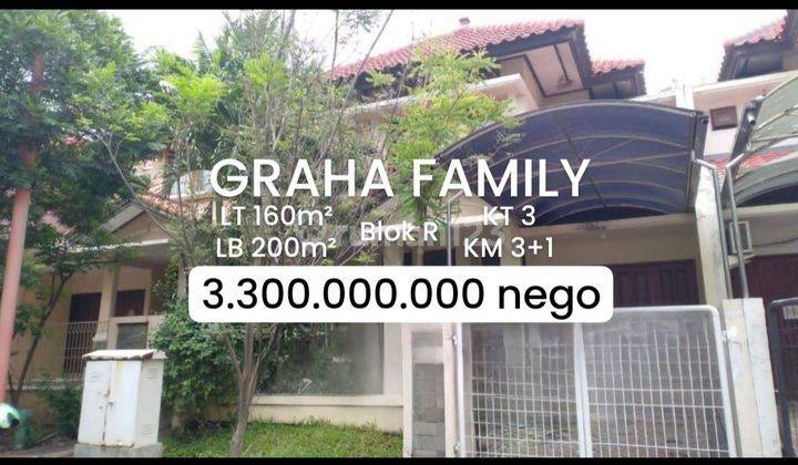 Rumah Graha Family Blok R dkt Bukit Darmo Golf, Pakuwon [308]
 1