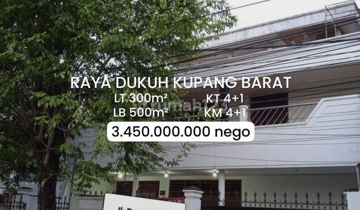 Rumah 3 Lantai Raya Dukuh Kupang Barat dkt Ciputra World [312] 1