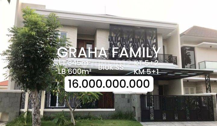 Rumah Mewah Bangunan Baru Graha Family Blok SS Semi Furnish [378] 1