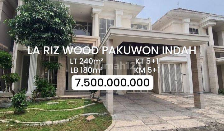 Rumah 2 Lantai La Riz Wood Pakuwon Indah, Graha, Citraland [387] 1