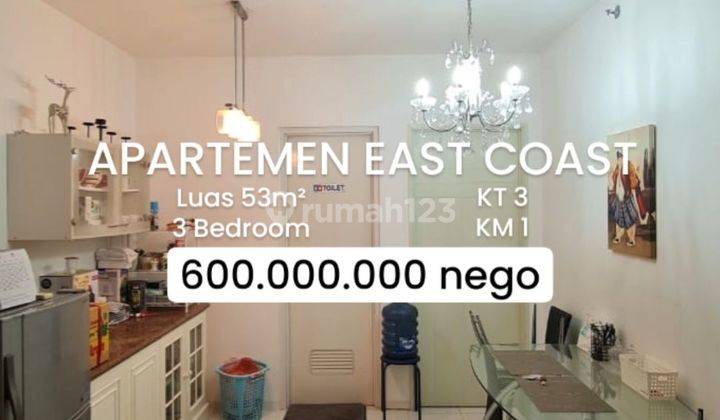 Apartemen East Coast 3br Full Furnish Pakuwon City Surabaya [411] 1