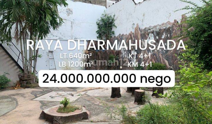 Rumah Mewah Dharmahusada Nol Jalan Raya Sby Dkt Galaxy Mall [431] 1