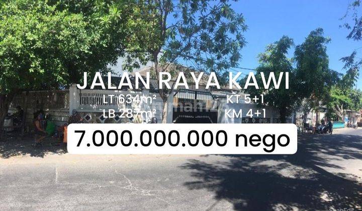 Rumah Hitung Tanah Nol Jalan Raya Kawi Surabaya Strategis [445]