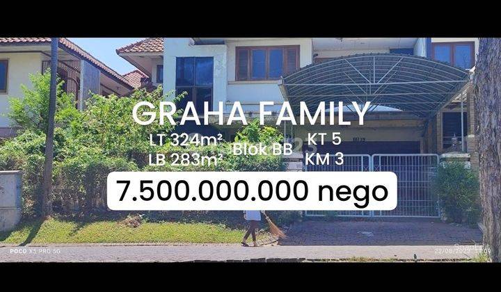 Termurah Rumah Hitung Tanah Graha Family Surabaya Barat [447] 1