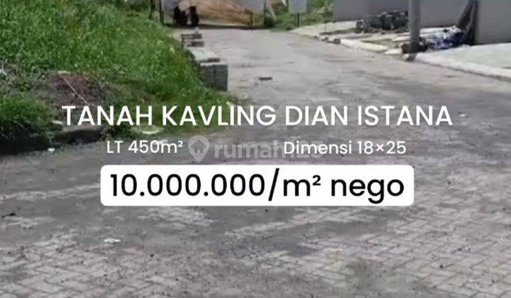 Tanah Kavling Sebelah La Fleur Dian Istana dkt Graha, BDG [459] 1