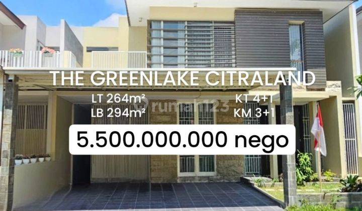 Jual / Sewa Rumah The Greenlake Citraland Wiyung Dkt Graha [470] 1