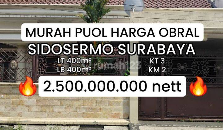 Harga Obral Rumah Siap Huni Sidosermo Sby Dkt Plaza Marina [497] 1