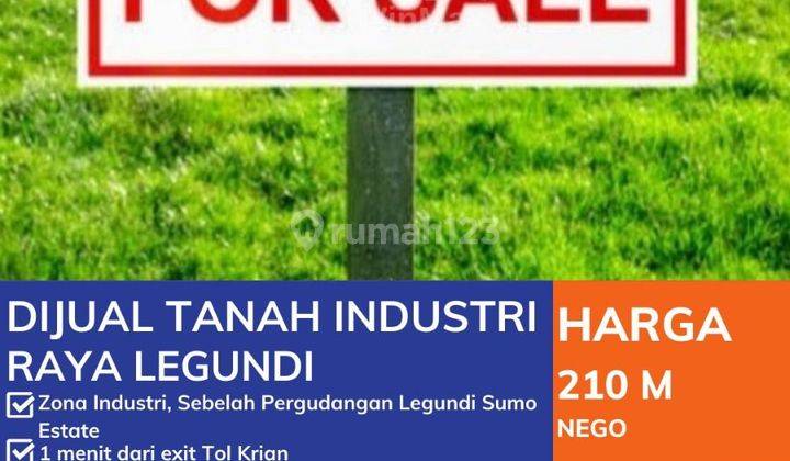 Langka Jarang Ada Tanah Industri Raya Legundi 8 Hektar [502] 1