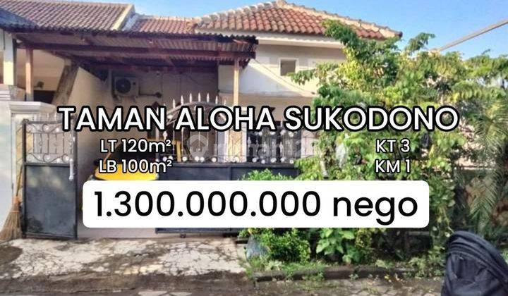 Rumah Siap Huni Taman Aloha Sukodono Sidoarjo Strategis [507] 1