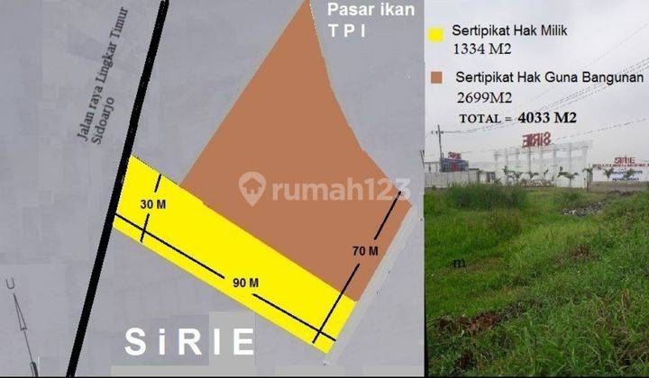 Murah Tanah Nol Jalan Raya Lingkar Timur Sidoarjo Strategis [512] 2