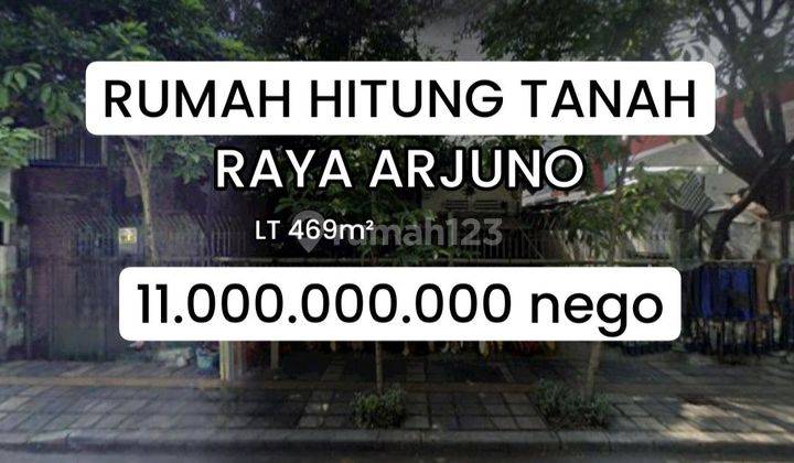 Rumah Hitung Tanah Nol Jalan Raya Arjuno Komersial Area Sby [520] 1