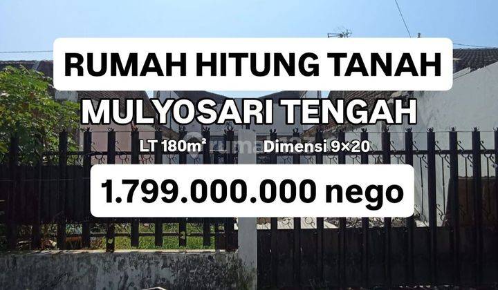 Termurah Rumah Hitung Tanah Mulyosari Tengah Surabaya Timur [522] 1